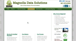 Desktop Screenshot of magnoliadatasolutions.com
